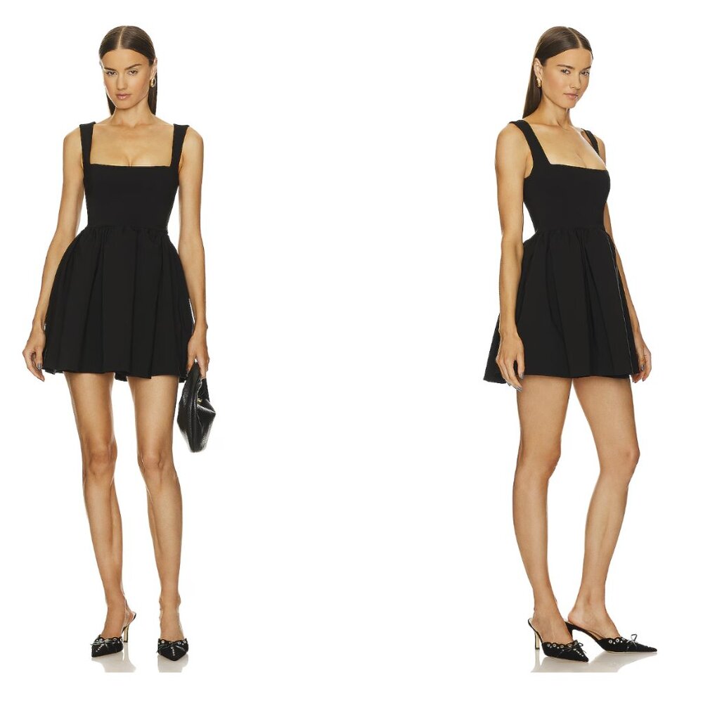 LPA / GIOVANNA MINI DRESS / BLACK / SIZE SMALL